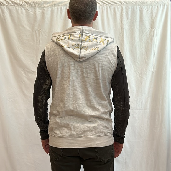 Guess Sleeveless Full Zip Jacket size L - Picture 5 of 7